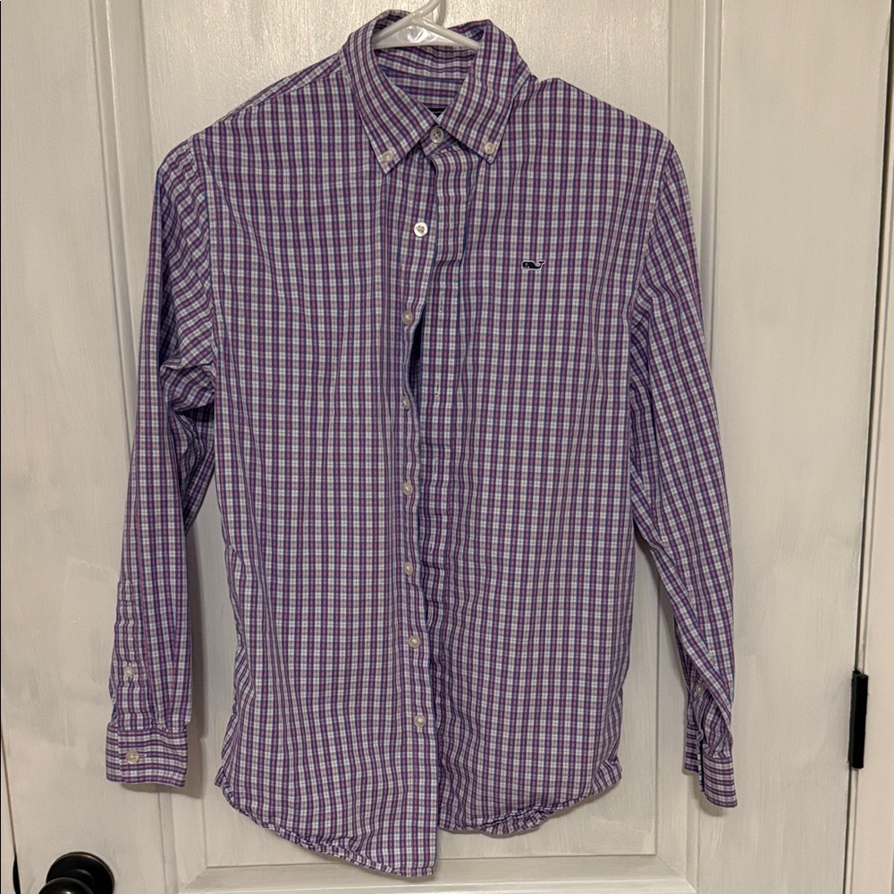 Vineyard Vines Boys Checkered Button-Down Shirt